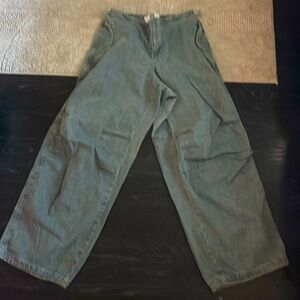 BGG from Tilly’s Parachute Wide Leg Jeans Elastic Drawstring Waist 29x32